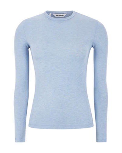 Soft Rebels - SRRoman Bluse - Cashmere Blue Melange